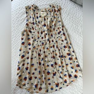 Anthropologie Maeve Strawberry Shirt
